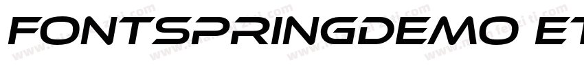 FONTSPRINGDEMO EthnocentricBkRegula字体转换